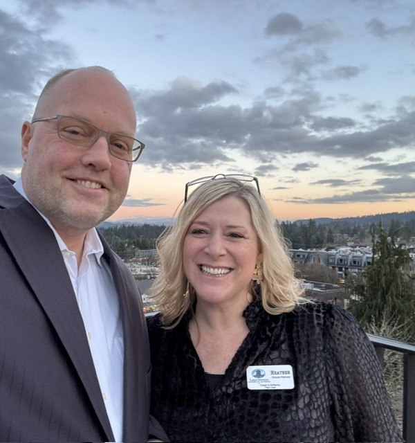 Heather Ramsey at a Lake Oswego Chamber event